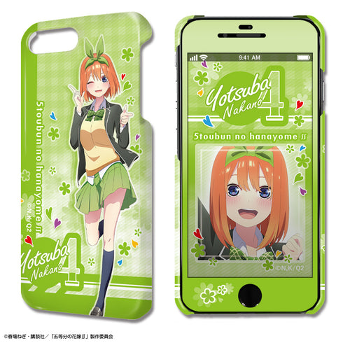 『五等分の花嫁∬』デザジャケット iPhone SE(第2世代)/8/7/6/6s ケース&保護シート デザイン04(中野四葉)
